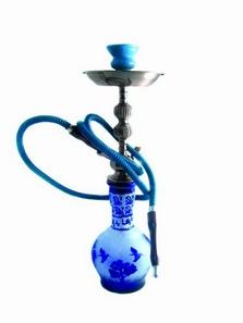 Narghilé bleu & blanc, 65€