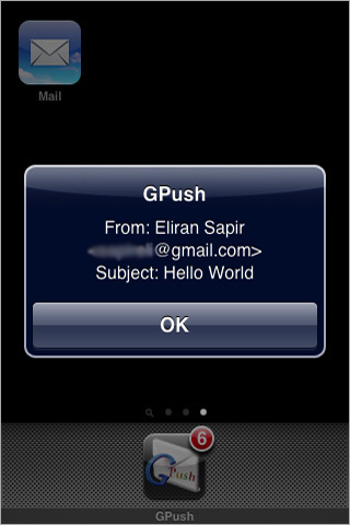 GPush de nouveau disponible sur l’AppStore