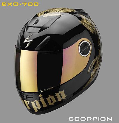 Design casque moto Scorpion