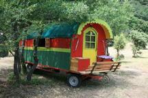 Expérimentez la vie de bohême dans une roulotte