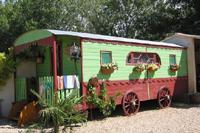 Expérimentez la vie de bohême dans une roulotte