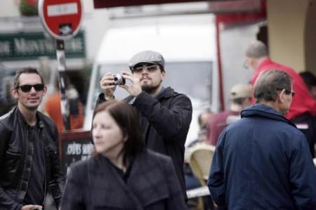 Leonardo DiCaprio en tournage à Paris