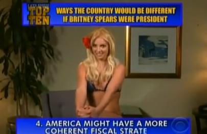 Britney Spears présidente ? Les conséquences...