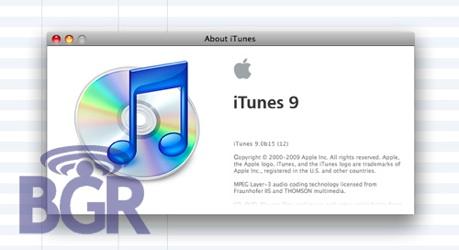 iTunes 9 : captures d'écran