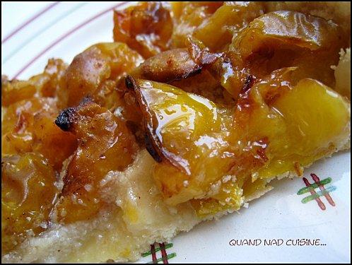 Tarte aux mirabelles et aux amandes