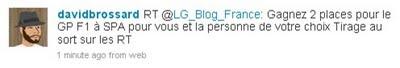 Marketing Viral: Concours LG sur Twitter