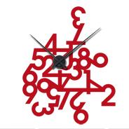 Horloge Sticker Chiffres Rouges, 54€