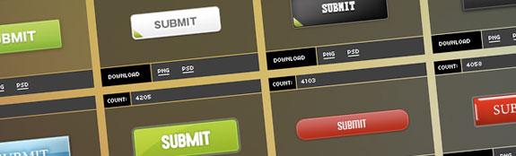 22 boutons gratuits au style web2.0