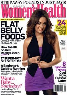 [couv] Mila Kunis pour Women's health & Details magazines