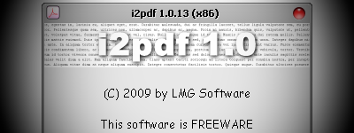 I2PDF i2pdf : convertir Image en PDF 