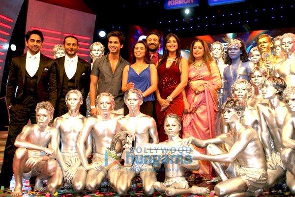 Shahid Kapoor et Rani Mukherjee à la finale de India's Got Talent