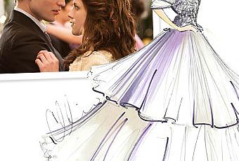 Des Stylistes dessinent la robe de mariage de Bella - Paperblog