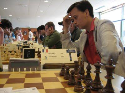 Le maître international d'échecs Nguyen Chi-Minh dans l'Open © Chess & Strategy