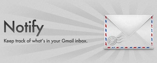 notify Notify pour GMail vous prévient lorsque vous recevez de nouveaux mails [Mac]