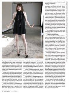 She's dressed in black again