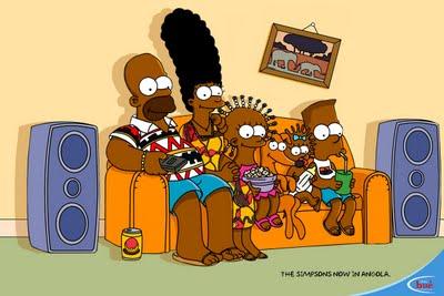 Les Simpsons : une bande d'Afros jaujaunes