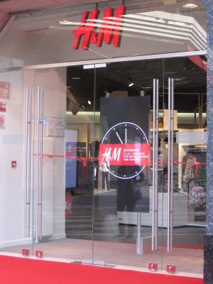Ouverture du nouveau magasin H&M; Boulevard Haussmann
