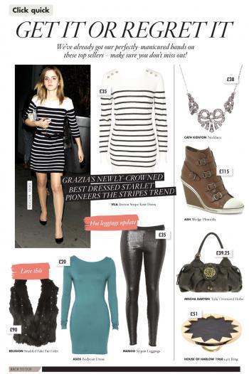 Emma Watson débaruqe en icone de mode dans les magazines