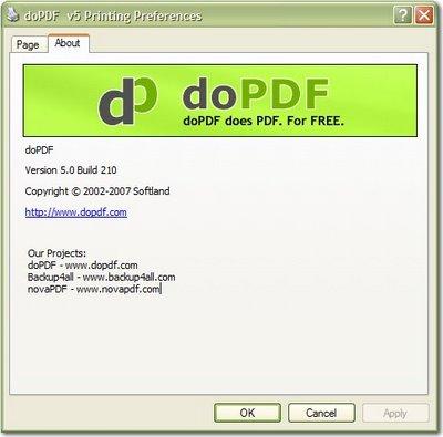 doPDF free PDF converter v 6.2.301 Fr