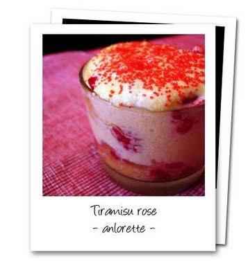 Plateau apéro 80mn #5 : Tiramisu fruité aux fraises et à la rose