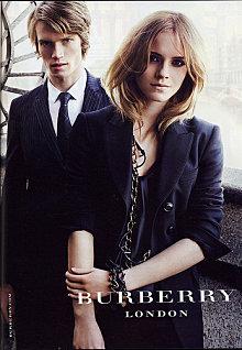 Emma Watson pour Burberry