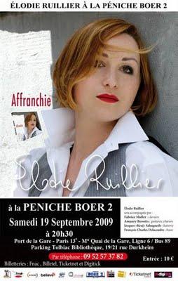Gagnez deux invitations pour le concert d'Elodie Ruillier à Paris