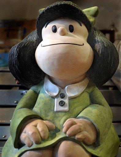 Mafalda en statut à San Telmo...