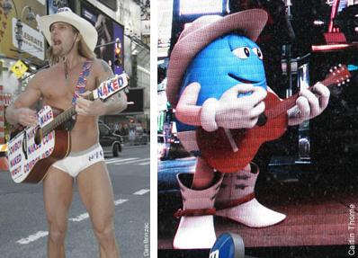 Des inconnus célèbres et la publicité !