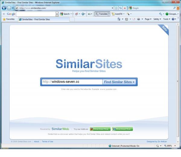 SimilarSites, pour trouver des sites qui se ressemblent