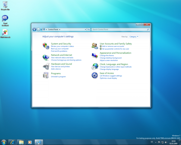 Windows 7 RC1 : les configurations minimales