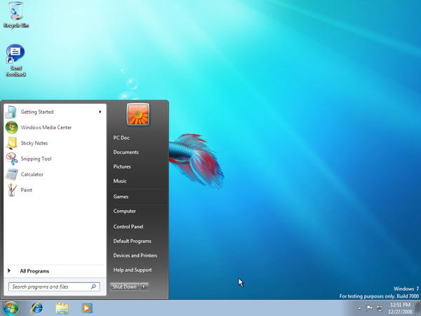 Microsoft vas lancer une version spéciale de Windows 7 pour les netbooks