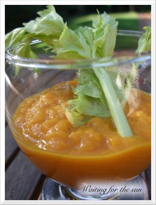 Soupe froide carotte celeri 4
