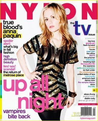 [couv] Anna Paquin pour Nylon magazine