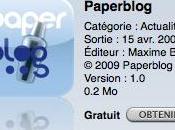 PaperBlog secoue l’iPhone