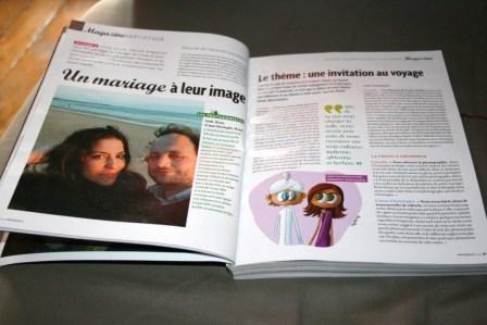 reportage mariée magazine
