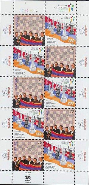 Alain Delobel : nouvelle émission de timbres en Arménie