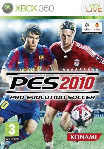 PES 2010 ... la jaquette du jeu sur PS3 et Xbox 360