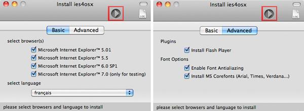Installer Internet Explorer sous Mac OS X