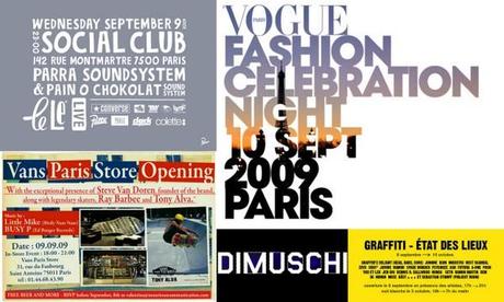 Post image for L’Agenda Parisien de la semaine : Graffiti, Vans, Parra, Vogue, Vice Films, Dimuschi, YSL