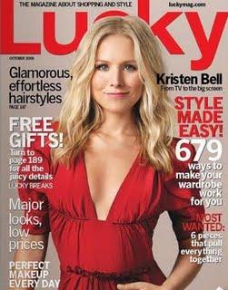 [couv] Kristen Bell pour Lucky Magazine