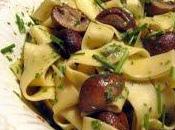 Cuisine: Tagliatelle champignons, fait sauce