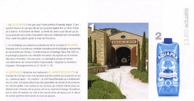 Aquapax dans Pure Saint-Tropez - Juillet 2009