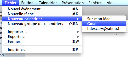 nouveau calendrier Comment synchroniser iCal et Carnet d’adresses avec Google et Yahoo [Mac]