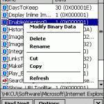 PHM Registry Editor pour Windows Mobile
