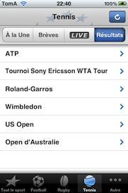 Eurosport gratuit sur App Store