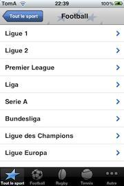Eurosport gratuit sur App Store
