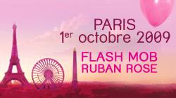 flash mob ruban rose