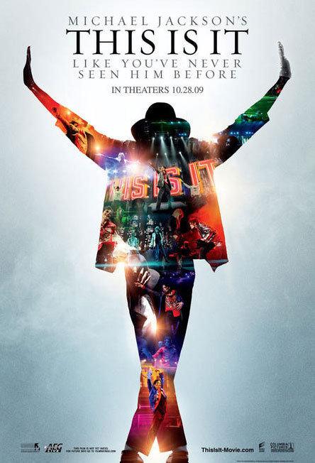 Michael Jackson - l'affiche du film 'This is It'