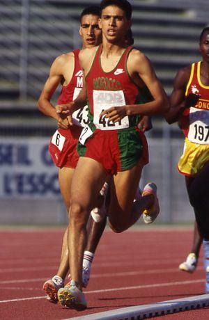 Hicham El Guerrouj, médaille de bronze en athlétisme (1.500m) - Maroc 1994 © CIJF