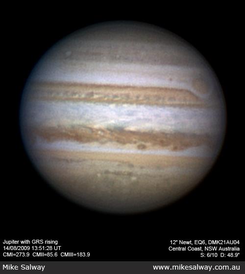 Jupiter en oppossition – 14 Août 2009
